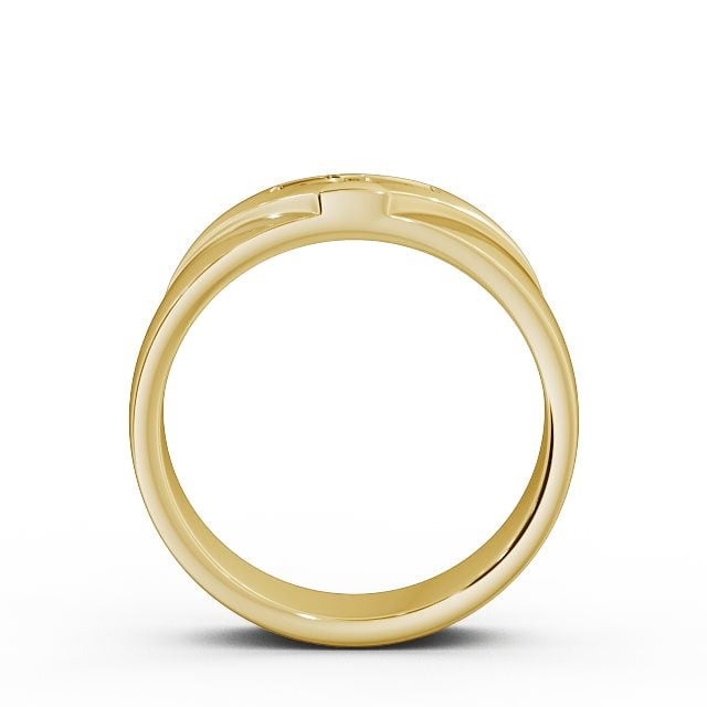 Giselle Ladies 0.05ct Round Lab Diamond V Cut Wedding Ring